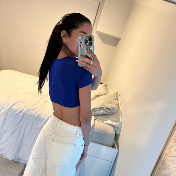 LIONESS Swimsuit Top Blue - Picture 2 of 4